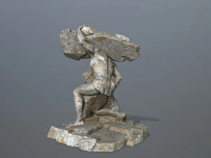 HerculesandLion 3D Model