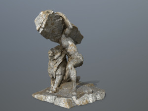 HerculesandLion 3D Model
