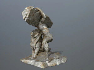 HerculesandLion 3D Model