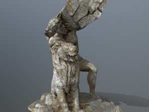 HerculesandLion 3D Model