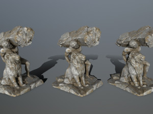 HerculesandLion 3D Model