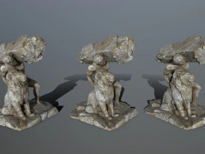 HerculesandLion 3D Model