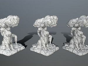 HerculesandLion 3D Model