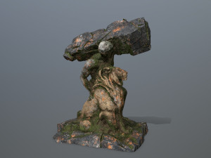 HerculesandLion Modelo 3D