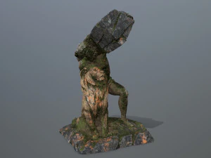 HerculesandLion 3D Model
