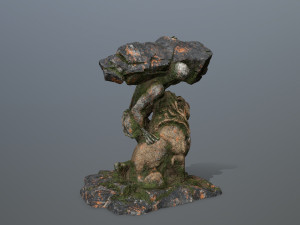 HerculesandLion 3D Model