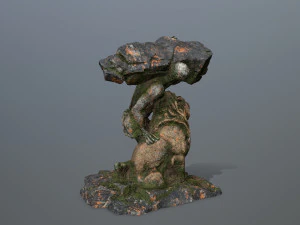 HerculesandLion 3D Model