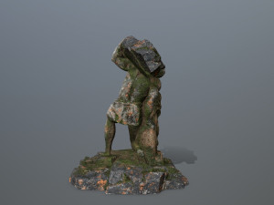 HerculesandLion 3D Model