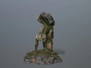 HerculesandLion 3D Model