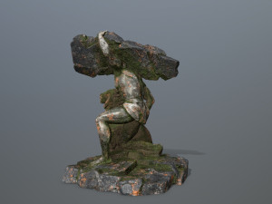 HerculesandLion 3D Model