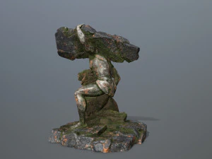 HerculesandLion 3D Model