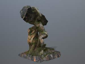 HerculesandLion 3D Model
