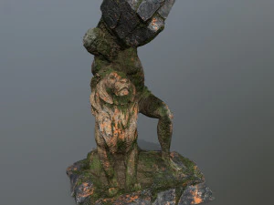 HerculesandLion 3D Model