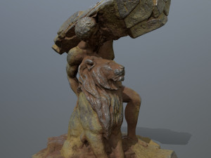 HerculesandLion 3Dモデル