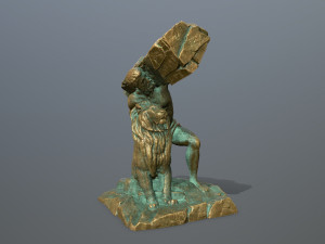HerculesandLion Modèle 3D
