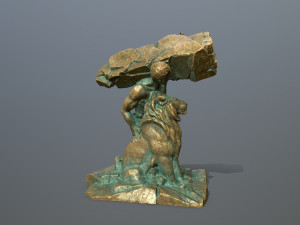 HerculesandLion 3D Model