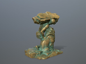 HerculesandLion 3D Model