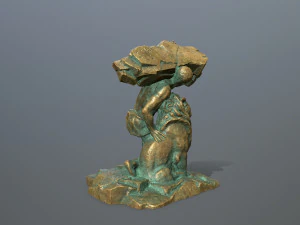 HerculesandLion 3D Model