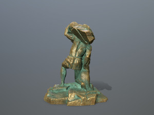 HerculesandLion 3D Model