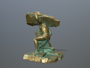 HerculesandLion 3D Model