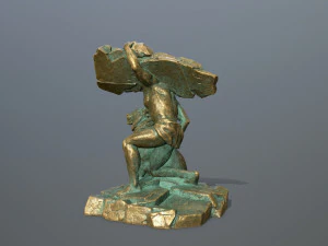 HerculesandLion 3D Model