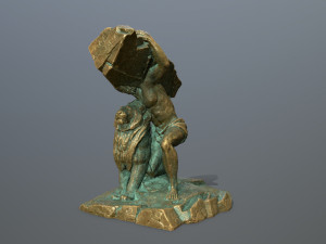 HerculesandLion 3D Model