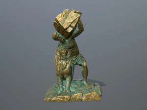 HerculesandLion 3D Model