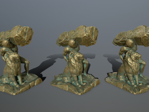 HerculesandLion 3D Model