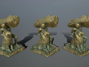 HerculesandLion 3D Model