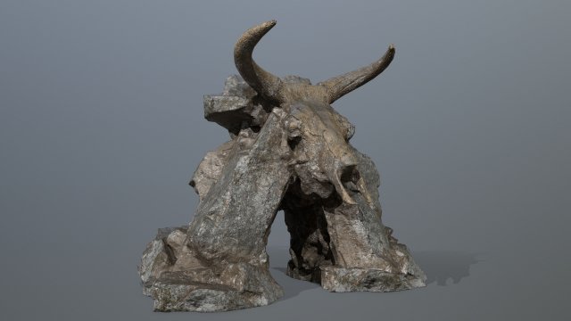 SkullGate 3D Model .c4d .max .obj .3ds .fbx .stl .blend 