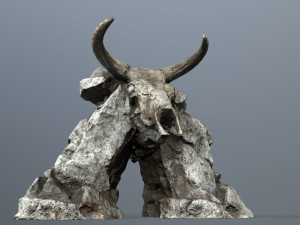SkullGate 3D 모델