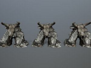 SkullGate Model 3D