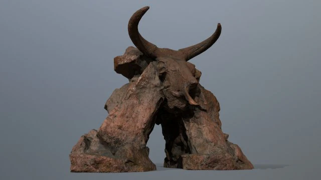 スカルゲート 3Dモデル .c4d .max .obj .3ds .fbx .stl .blend 