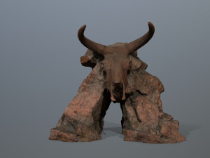 Skull Gate 3D Model