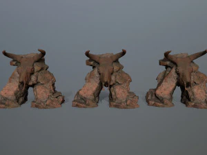 スカルゲート 3Dモデル