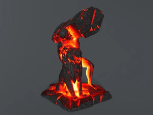 Геркулес і Лев 3D Модель