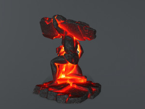 HerculesandLion Model 3D