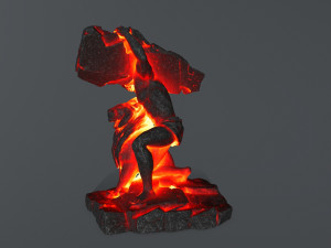 HerculesandLion Model 3D