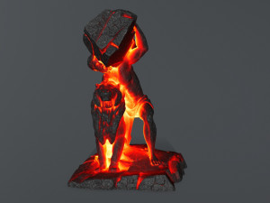HerculesandLion Model 3D