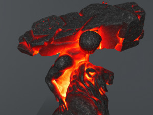 HerculesandLion Model 3D