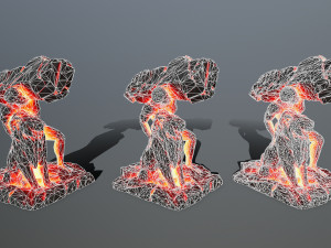 HerculesandLion Model 3D
