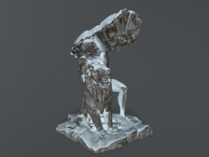 HerculesandLion 3D Model