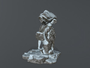 HerculesandLion 3D Model