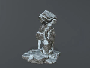 HerculesandLion 3D Model