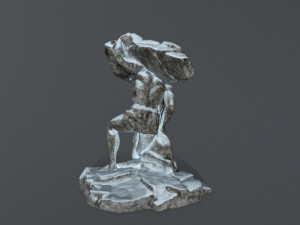 HerculesandLion 3D Model