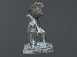 HerculesandLion 3D Model