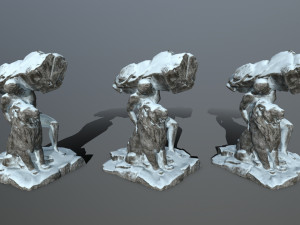 HerculesandLion 3D Model