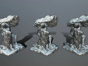 HerculesandLion 3D Model