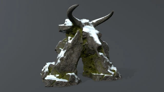 SkullGate 3D Model .c4d .max .obj .3ds .fbx .stl .blend