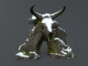 SkullGate 3D Model